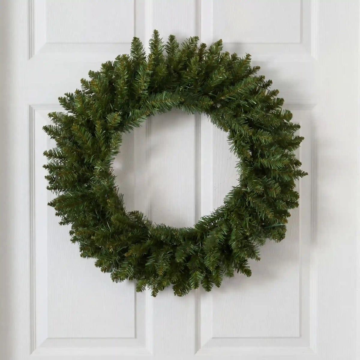 24” Artificial Green Pine Christmas Wreath
