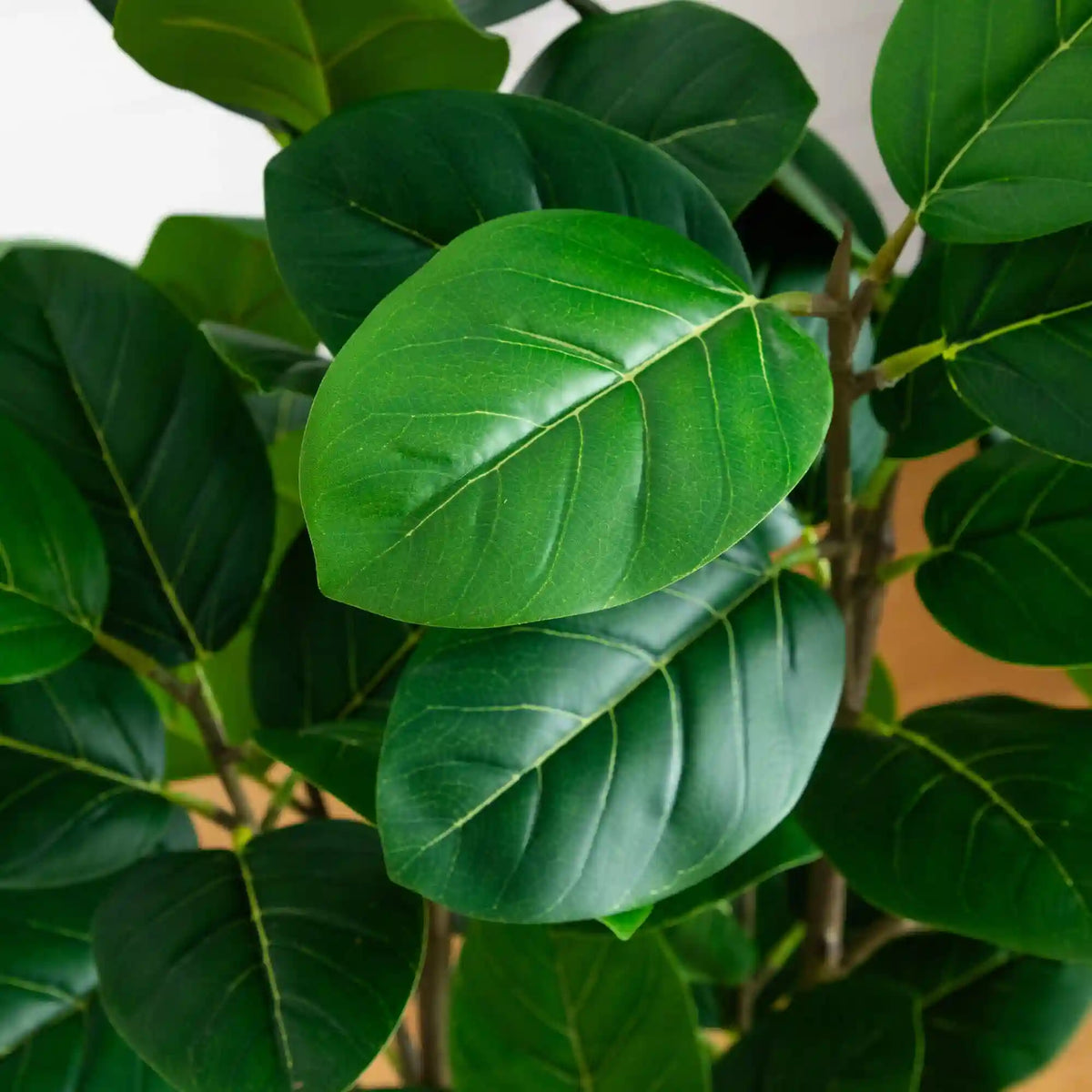 4' Artificial Audrey Ficus Tree in Rustic Decorative Planter