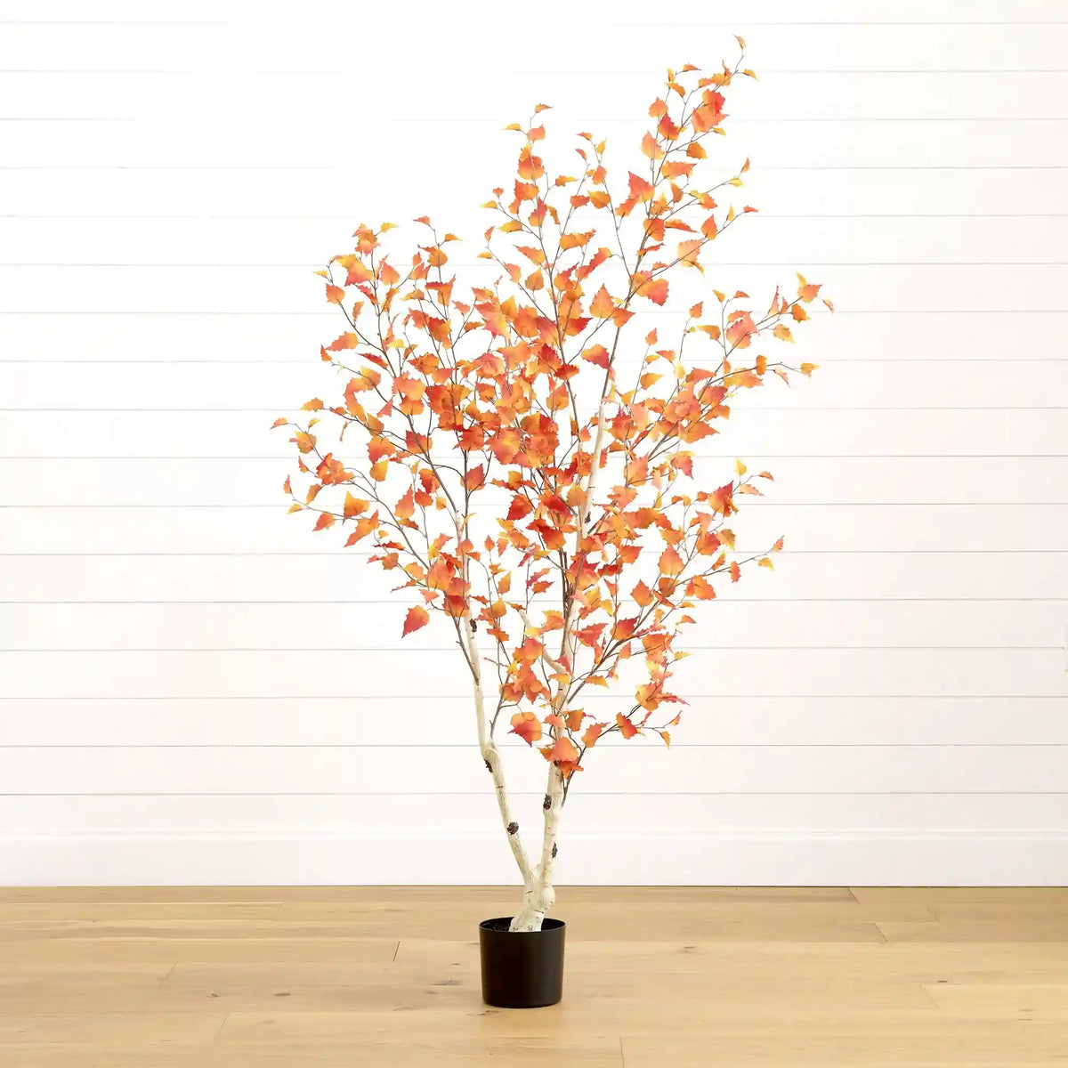 6’ Autumn Birch Artificial Fall Tree