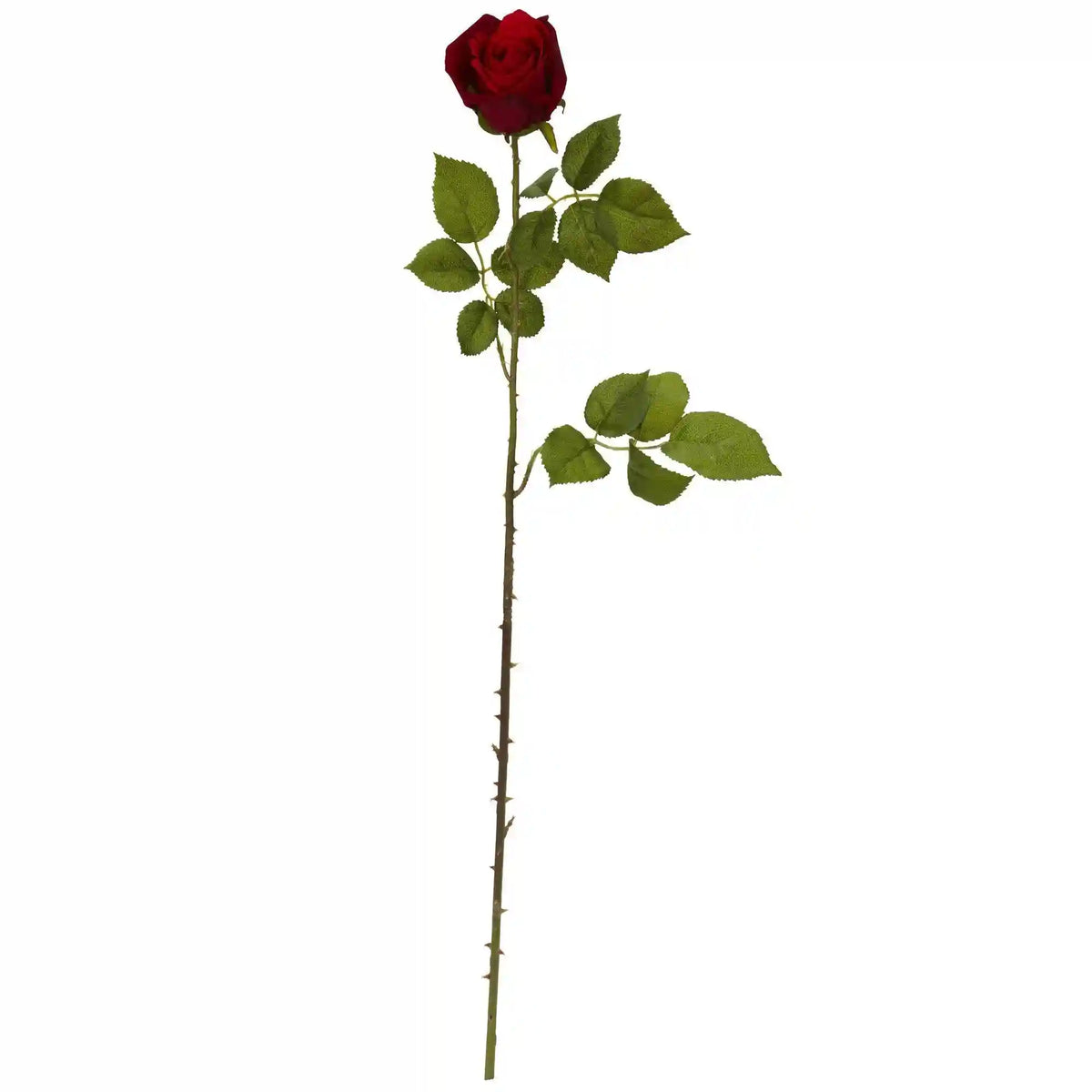 33” Elegant Red Rose Bud Artificial Flower (Set of 6)