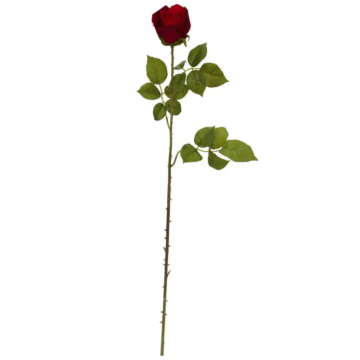 33” Elegant Red Rose Bud Artificial Flower (Set of 6)