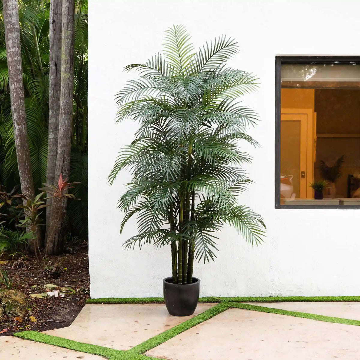 9' Artificial Areca Palm Tree UV Resistant (Indoor/Outdoor)
