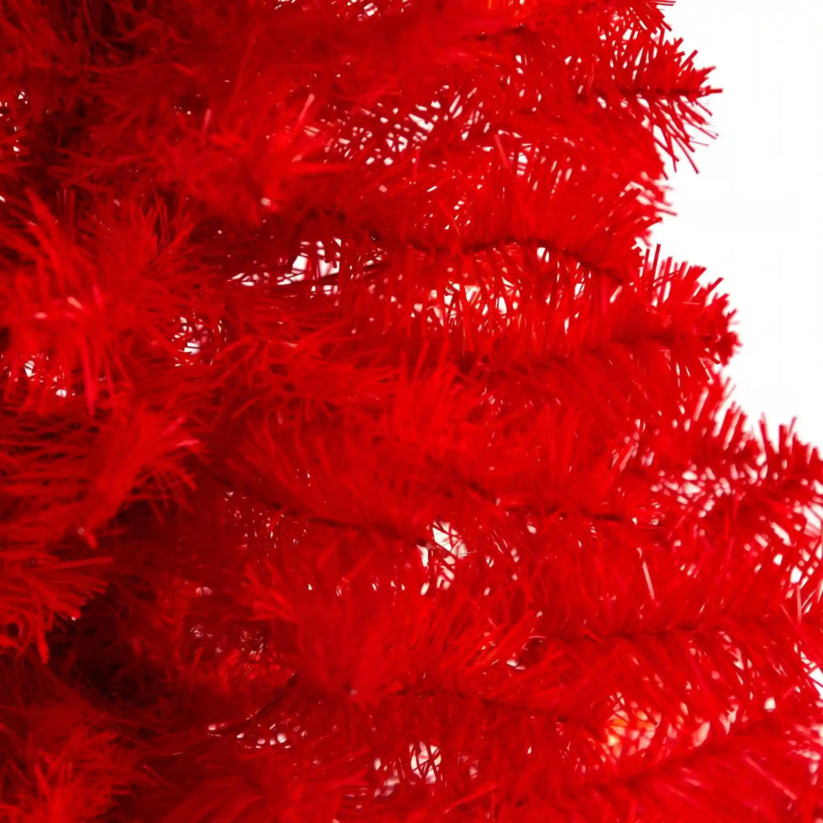 3’ Artificial Red Christmas Tree