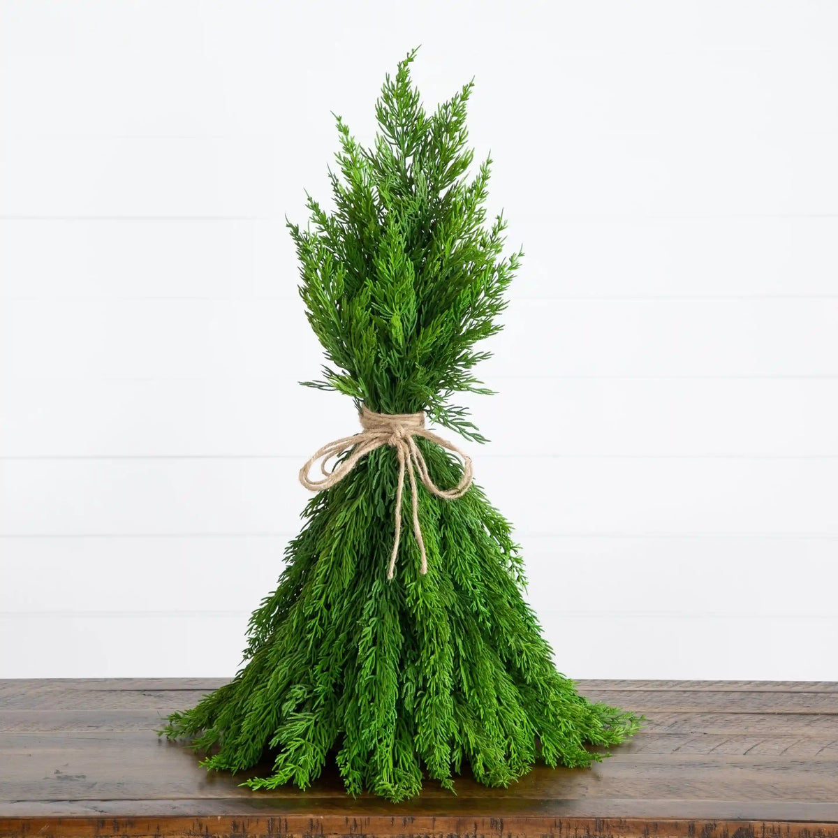23” Artificial Real Touch Christmas Cypress Standing Bundle