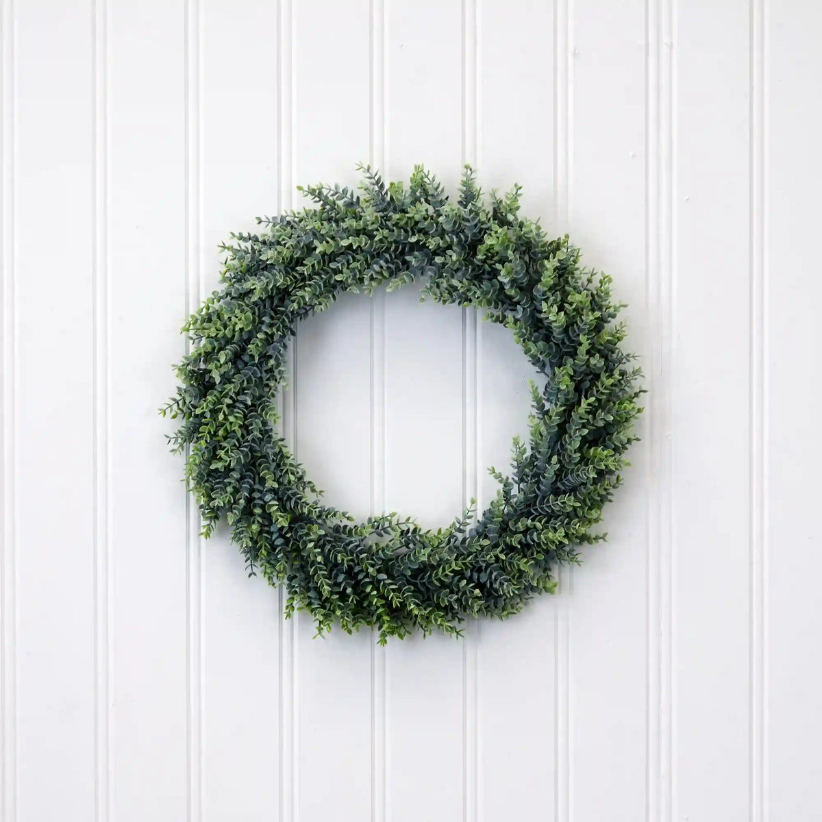 20” Artificial Eucalyptus Boxwood Wreath