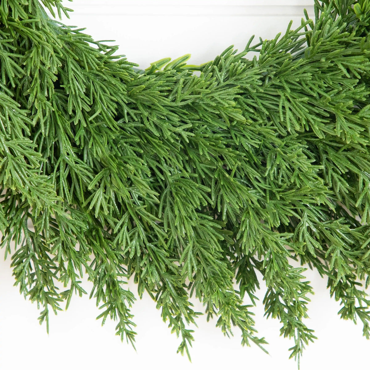 18” Artificial Real Touch Cedar Wreath