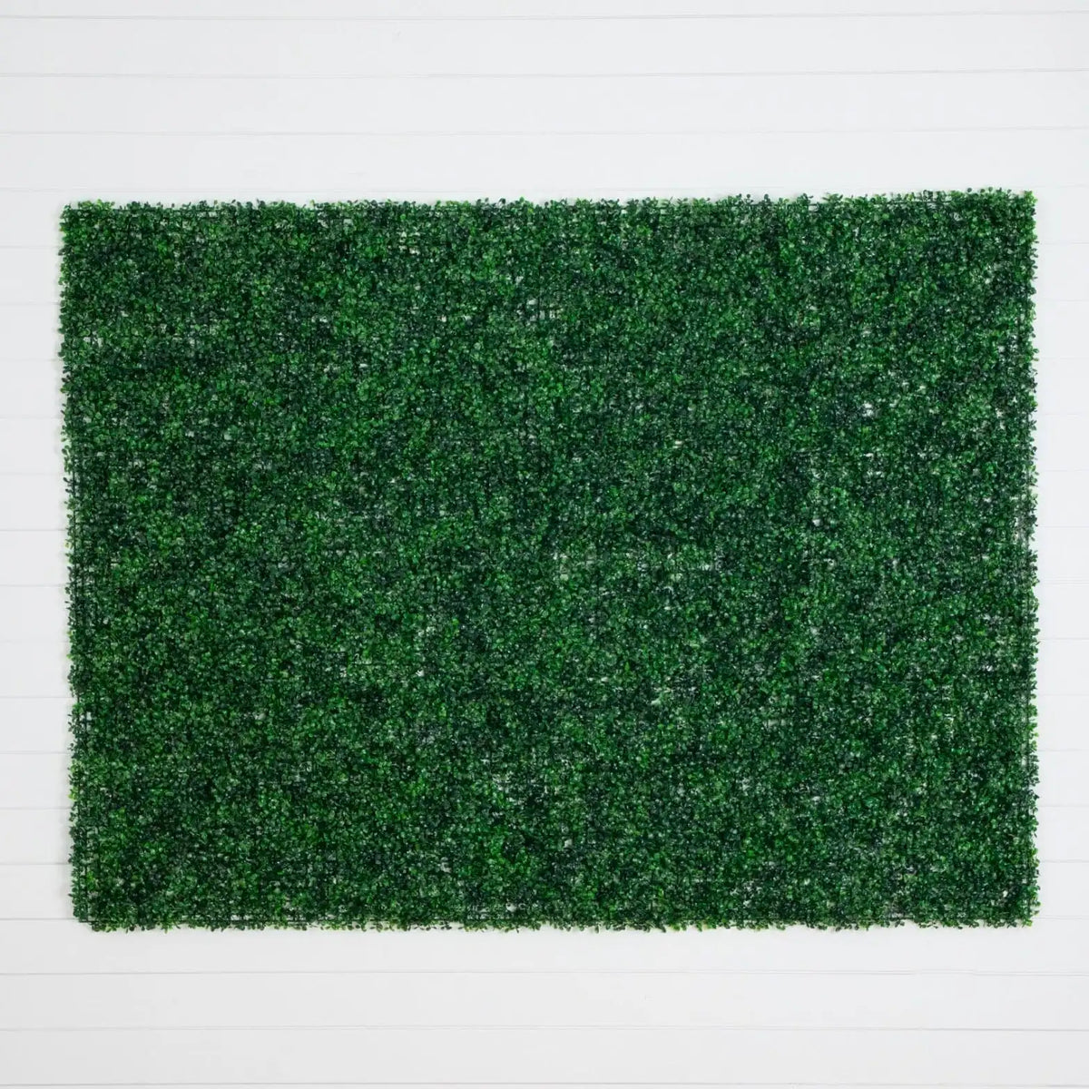 20" x 20" Artificial Boxwood Mat Wall Panel - Set of 12