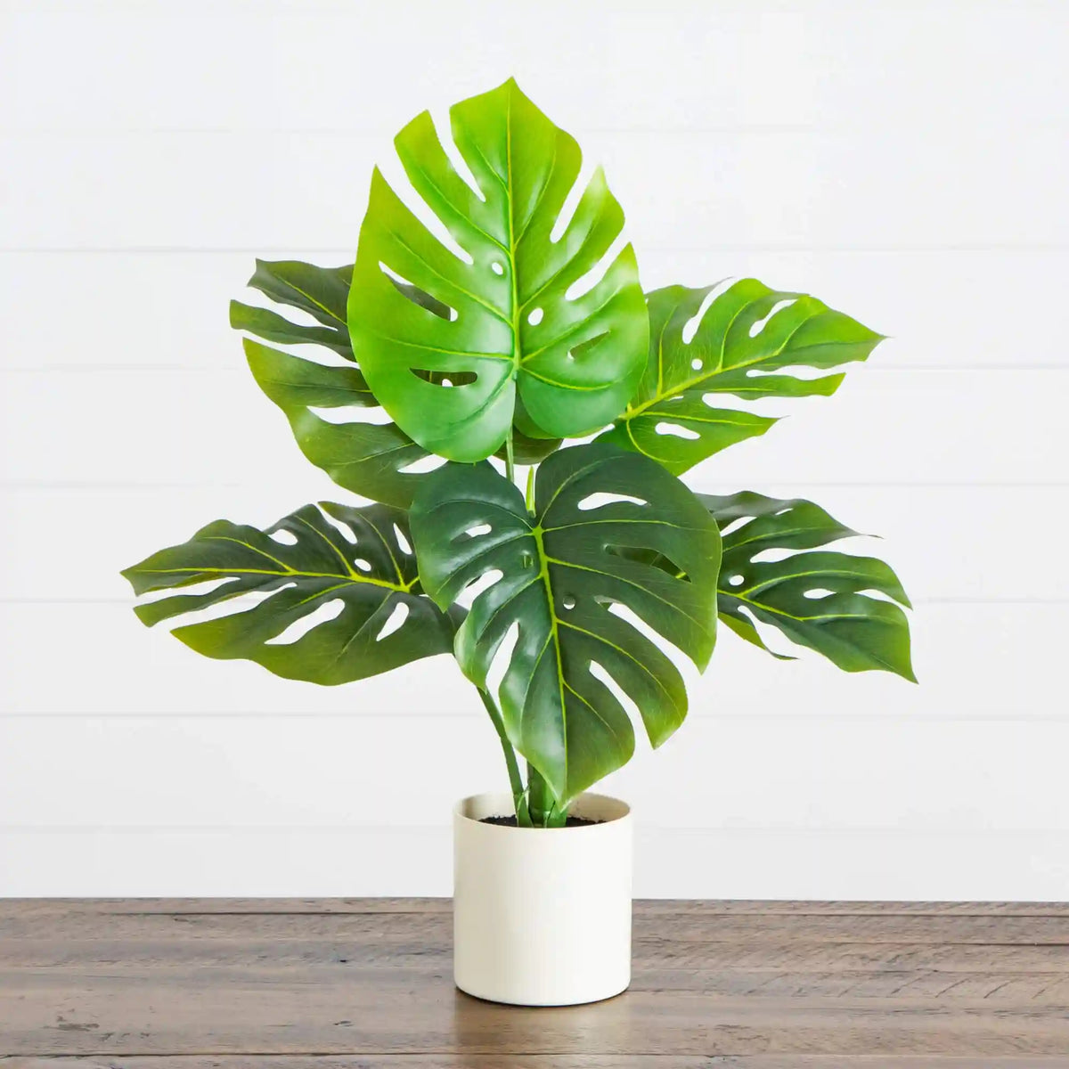 20" Artificial Swiss Monstera Plant