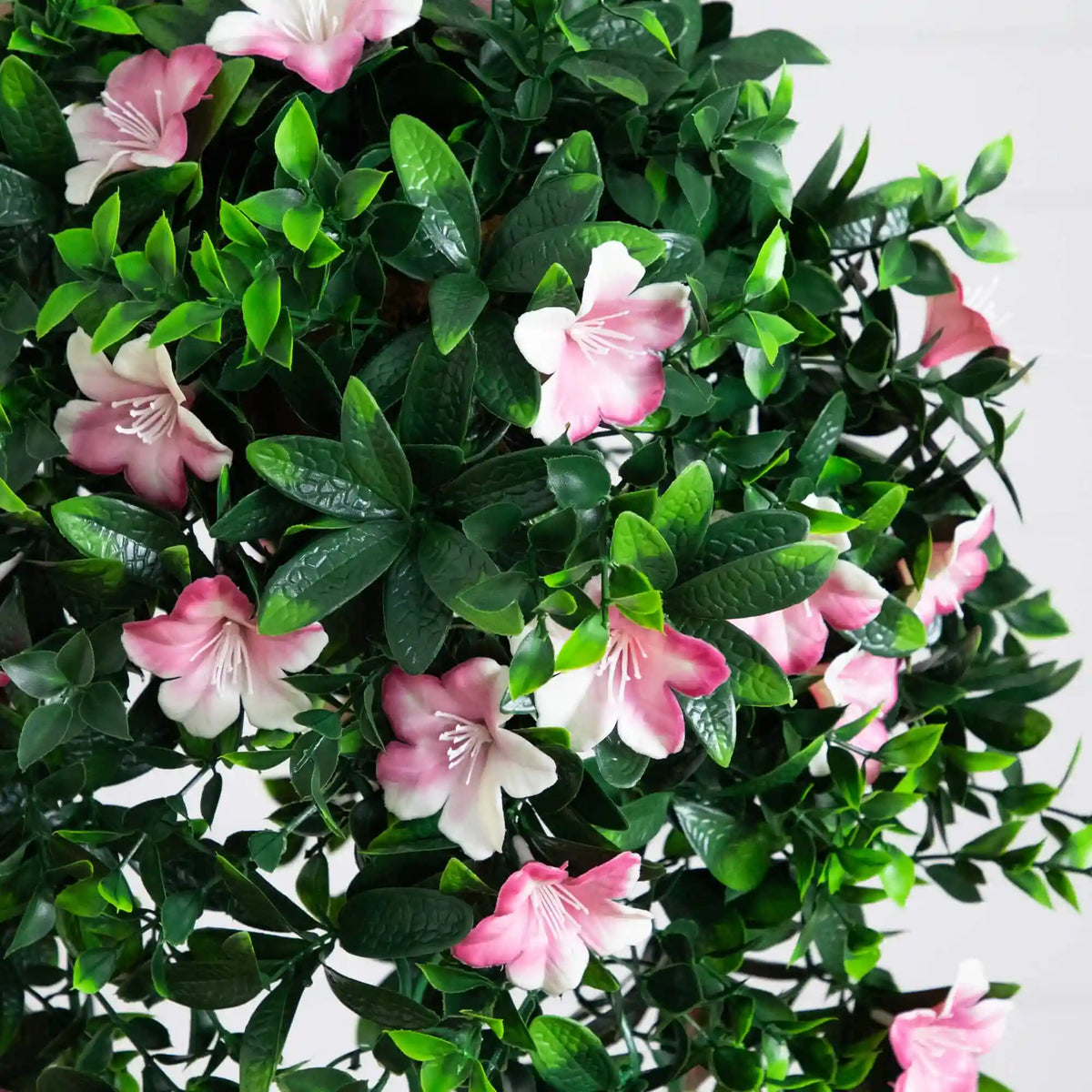 34" Artificial Azalea Hanging Basket UV Resistant (Indoor/Outdoor)