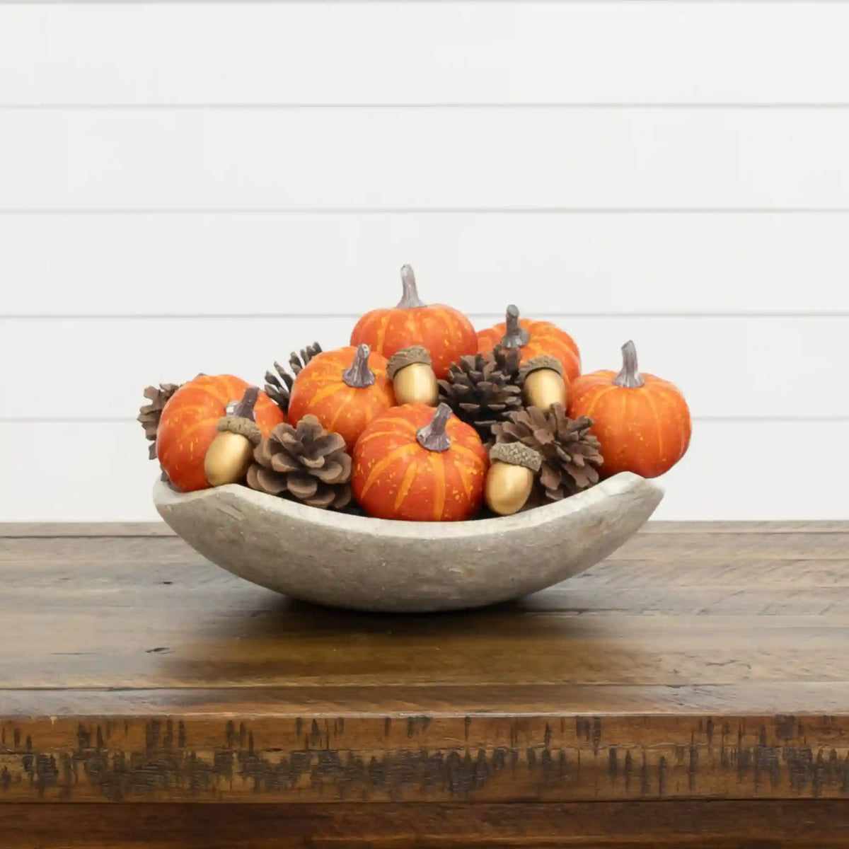 8-pc Artificial Autumn Harvest Assorted Fall Pumpkin Decor - Set of 2